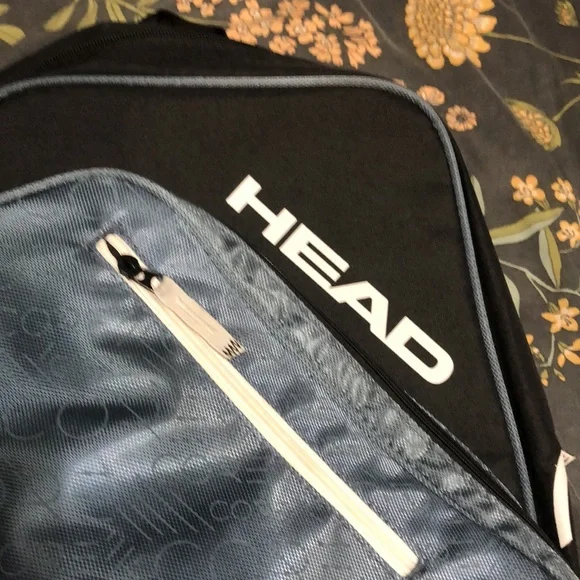 Head Core Performance Classic Large Tennis Racket Backpack Bag in Black and Blue - Picture 2 of 9